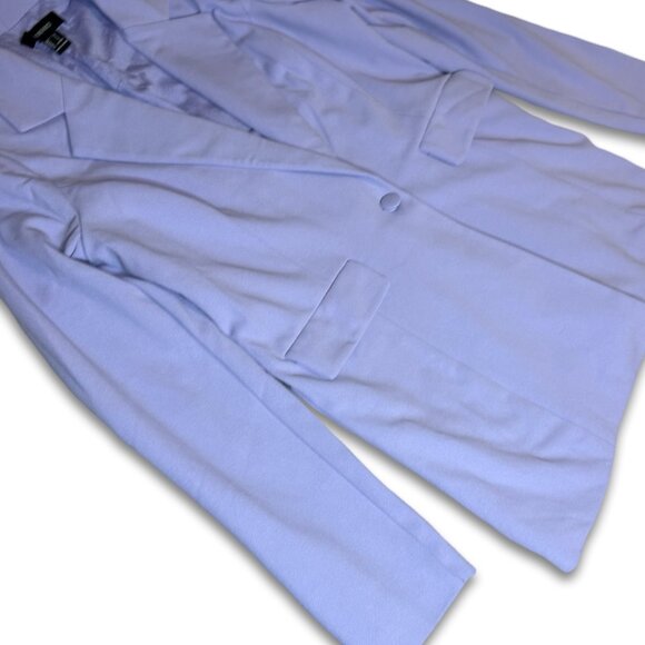 Forever 21 Purple Oversized Blazer - Size Large - Picture 3 of 8